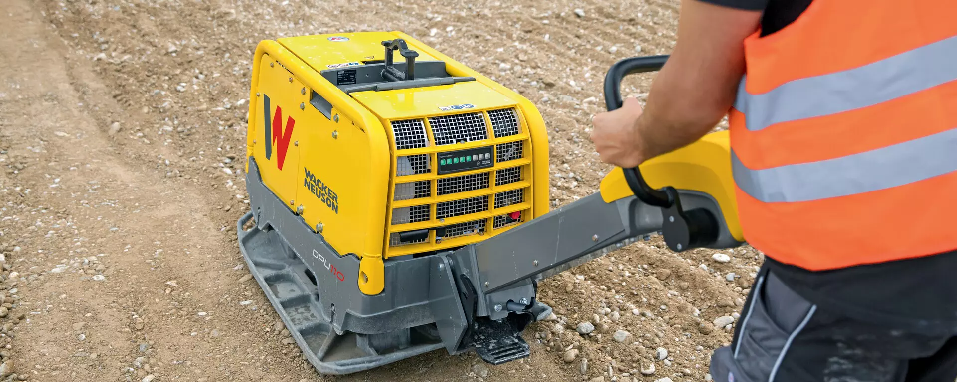 Wacker Neuson compaction equipment at a worksite